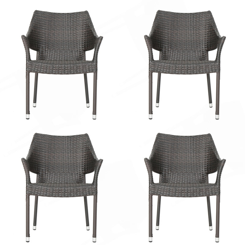 Chaise d'extérieur en résine, 52637,00MBRN KD MP4