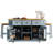 3PCS Set Large Kitchen Island With Drop Leaf, Power Outlet & Door Internal Storage Rack(With 2 Barstools)-1069712423