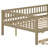 Wood Daybed With Trundle And Fence Guardrails-1255927859