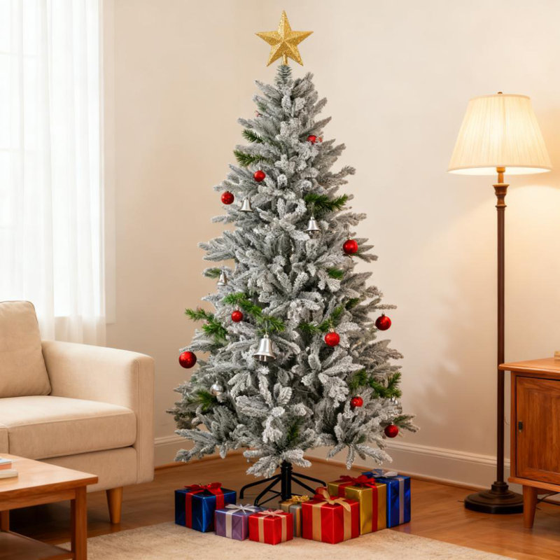 Snowy Artificial Christmas Tree (Green)