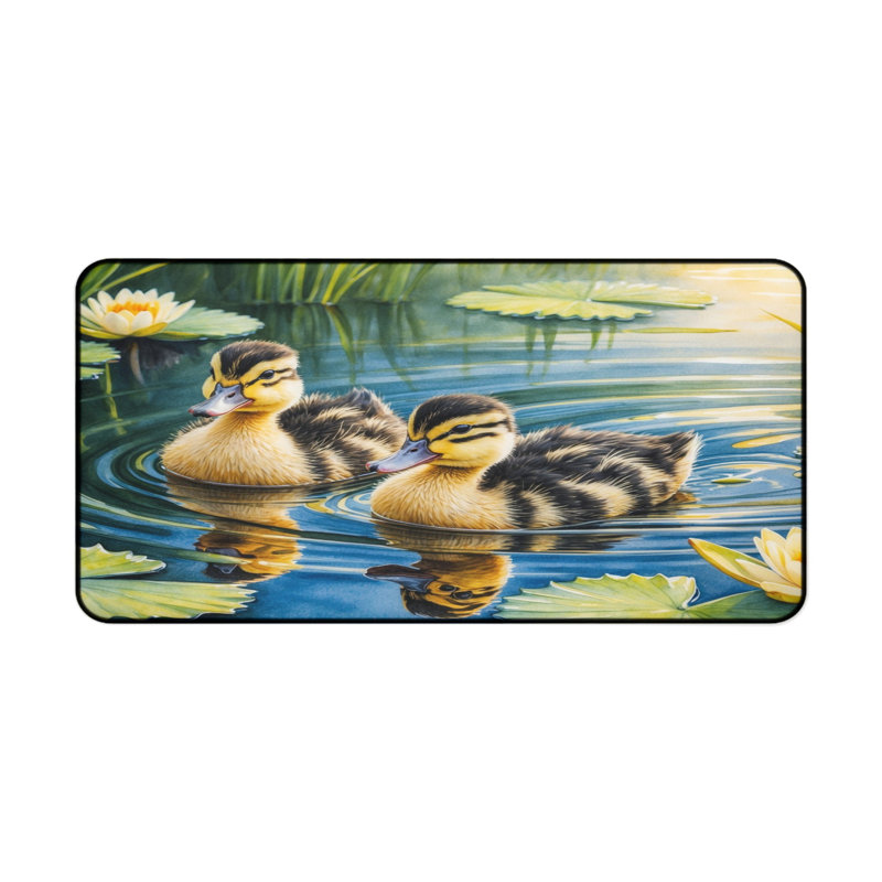 Polyester Desk Pad, 14.4x12.1