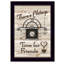 «Time for Friends» par Millwork Engineering, reproduction encadrée prête à accrocher, cadre noir