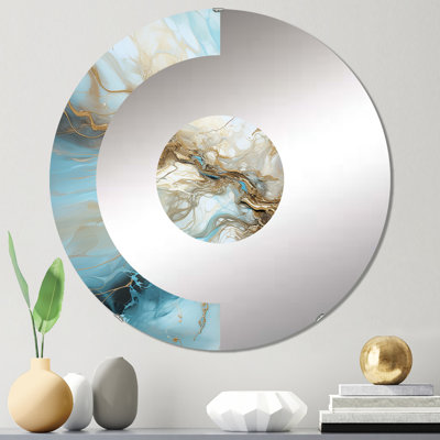 Kannika - Miroir mural demi-cercle