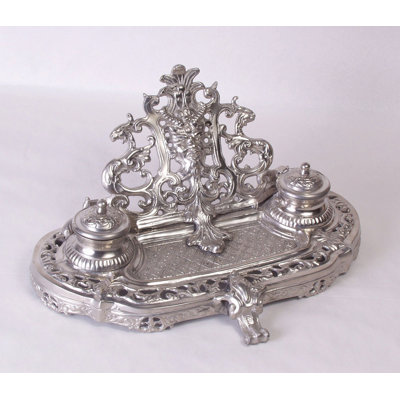 Estabrook Decorative Double Inkwell