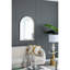 Miroir d'appoint arqué en métal doré 24 po x 36 po - Transformez votre salon avec cadre 24 x 36