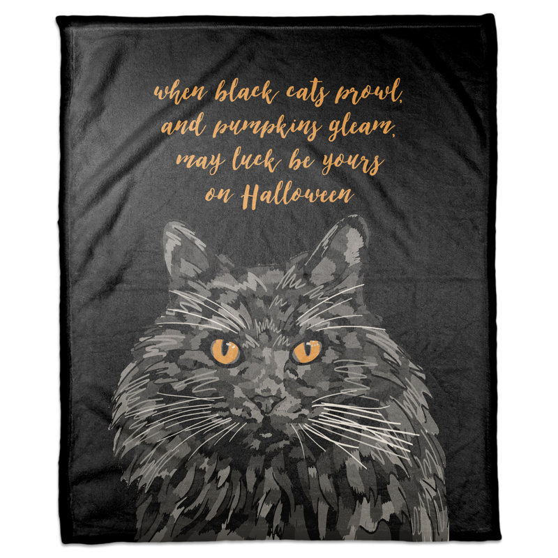  «May Luck Be Yours» sur le jeté d'Halloween