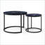 Ensemble de 2 tables basses Black Top