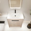 30" Bathroom Vanity with Ceramic Sink and Two Soft-Close Doors-1063398758