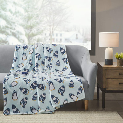 Couverture surdimensionnée en peluche Microlight