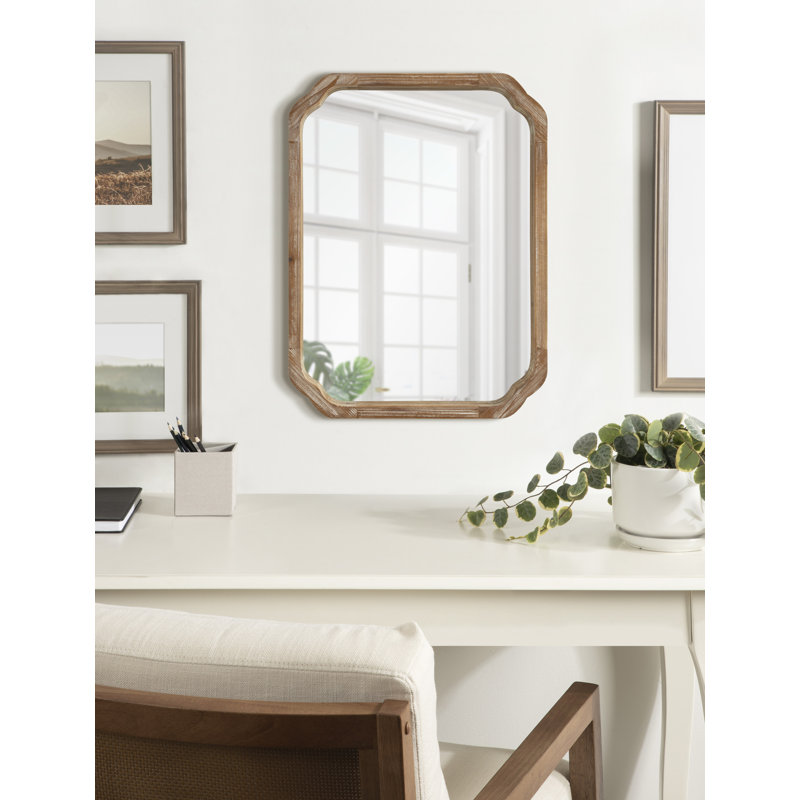 Miroir mural , Brun rustique, 24 po x 18 po