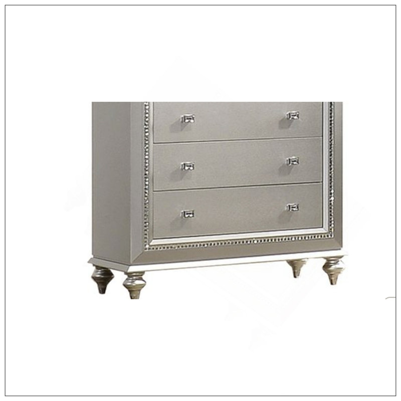 Commode à finition champagne Kaitlyn, Champagne