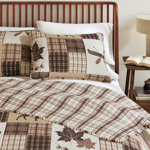Nature / Lodge Inspired Patchwork Quilt Set with Shams