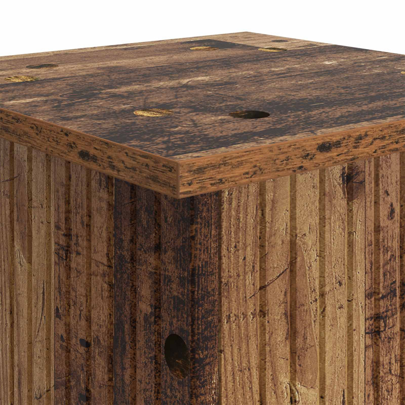 Plant Stand - Set of 2, Old Wood, 80.5cm H x 30.5cm W x 30cm D