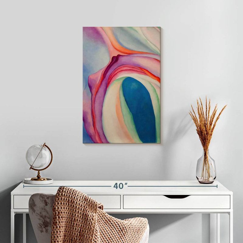 Avery musique rose et bleu II, H 24 po x l 16 po