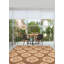 Tapis unique en laine noué à la main de style nouvel âge 18 / 20e de 8 pi 9 po x 11 pi 5 po pako brun