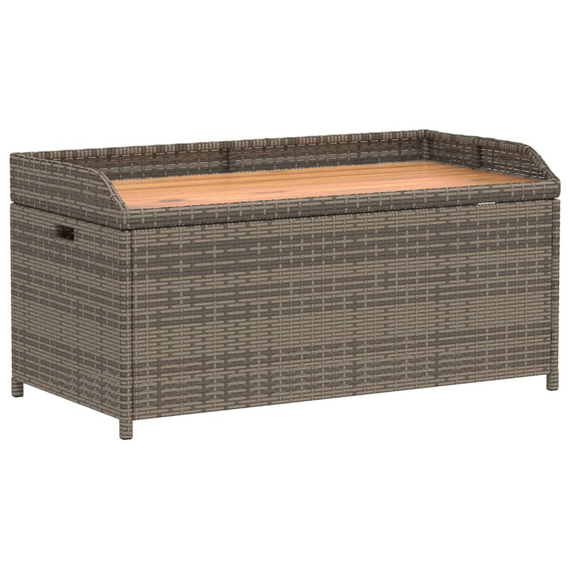 Agrim Steel Garden Bench, Gray, 50cm H x 120cm L x 50cm W