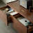 Modern Simple Style Black Walnut TV Stand-107437685