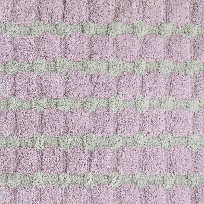 Martex Expression Sculpted Bath Rug, Lilac/Gray