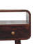 Mini California Walnut Curved Console Table-108808831