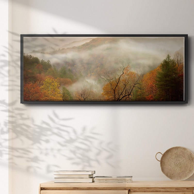Photography Study Autumn Mist- Framed Canvas