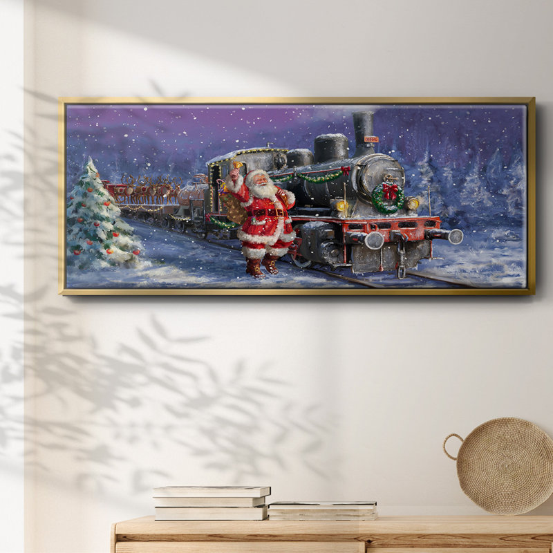 All Aboard- Framed Canvas
