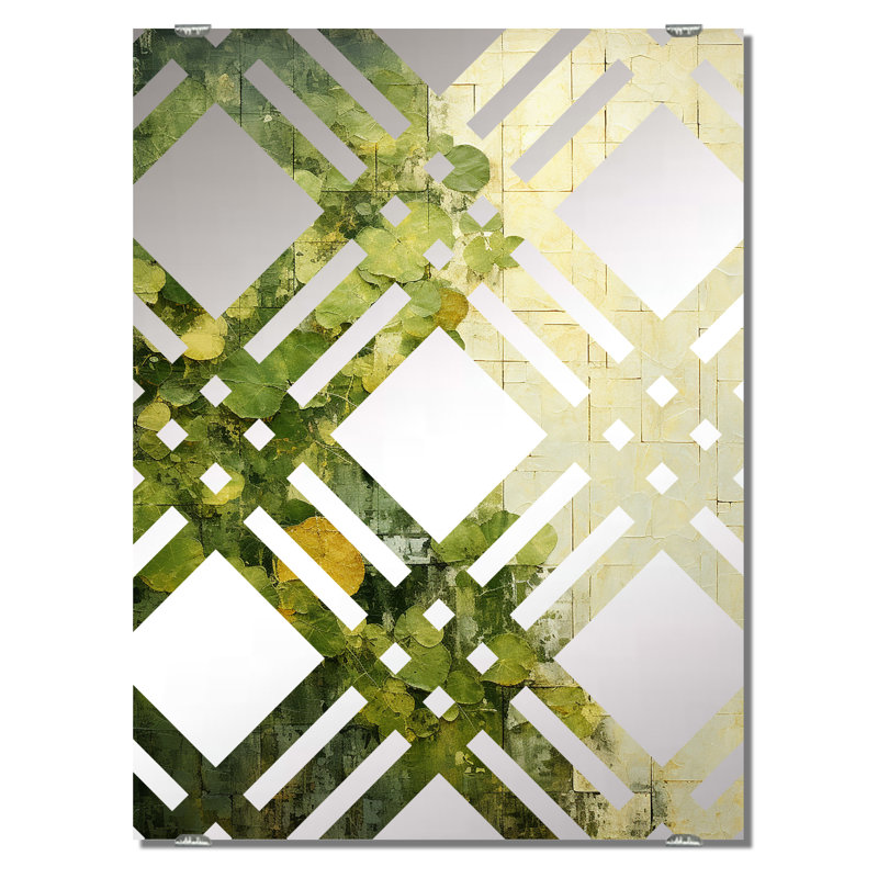 Miroir mural Rubright - Abstract Botanicals MIR136000, 32 po x 24 po