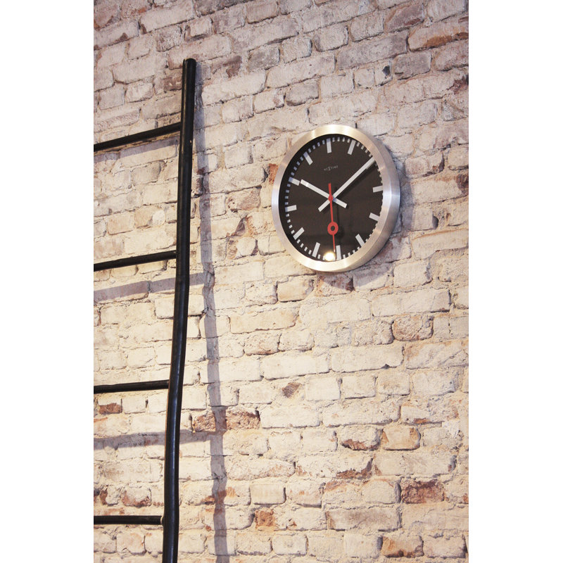Metal Wall Clock, 35cm H x 35cm W x 4.5cm D