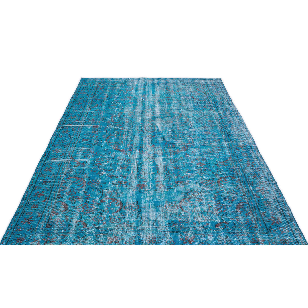 Round Krull Hand Knotted Area Rug
