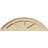 Segment Arch 3 Spoke Signature Urethane Pediment, Primed Tan-102751915-113029088-113201161