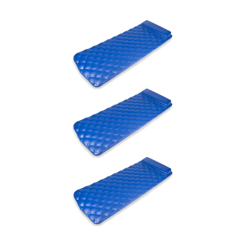 Kelsyus Laguna Lounger Floating Foam Mats, Blue