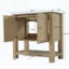 Meuble-lavabo moderne 35,5 po avec lavabo en céramique-1725497576