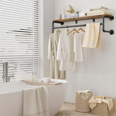 105cm Wall Mounted Clothes Rack