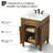 Rivers 24 " W Freestanding Standard 1 Single Vanity Bathroom Vanity With Marble Top-73127973