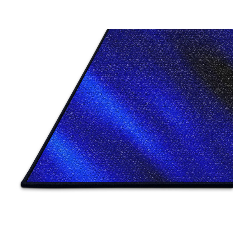 Tapis bleu Cordage, Rectangle 3 pi x 5 pi