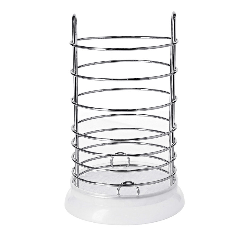 Stainless Steel Oval Utensil Crock