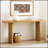 Stylish Console Table With Pine Veneer And Geometric Legs, Suitable For Living Room, Study And Dining Room-212179272