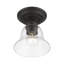Plafonnier semi-encastré 1 lumière 6,25 po Akera-1796384641
