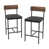Black Seat/Brown Frame