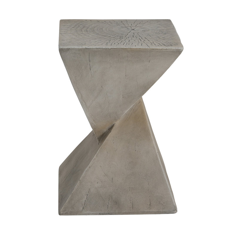 Side Table, Light Gray