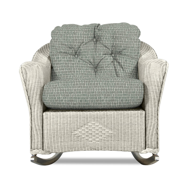 Reflections Outdoor Rocker Chair, Beach Navy, Linen