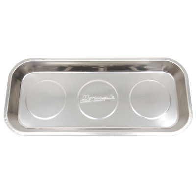 Plateau magnétique rectangulaire en acier inoxydable 14 po