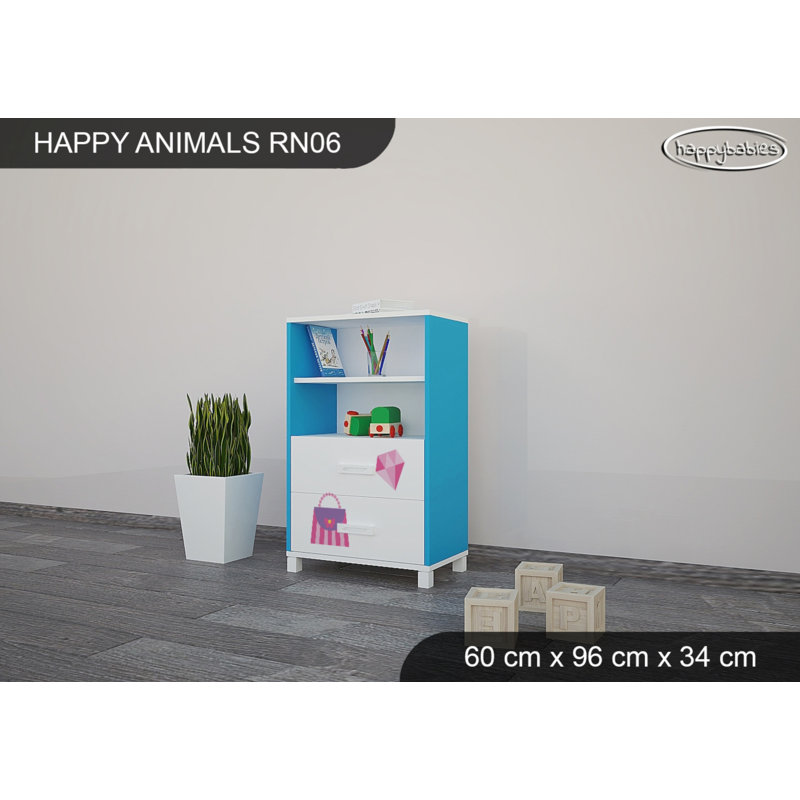60cm W Kids Cube, Blue