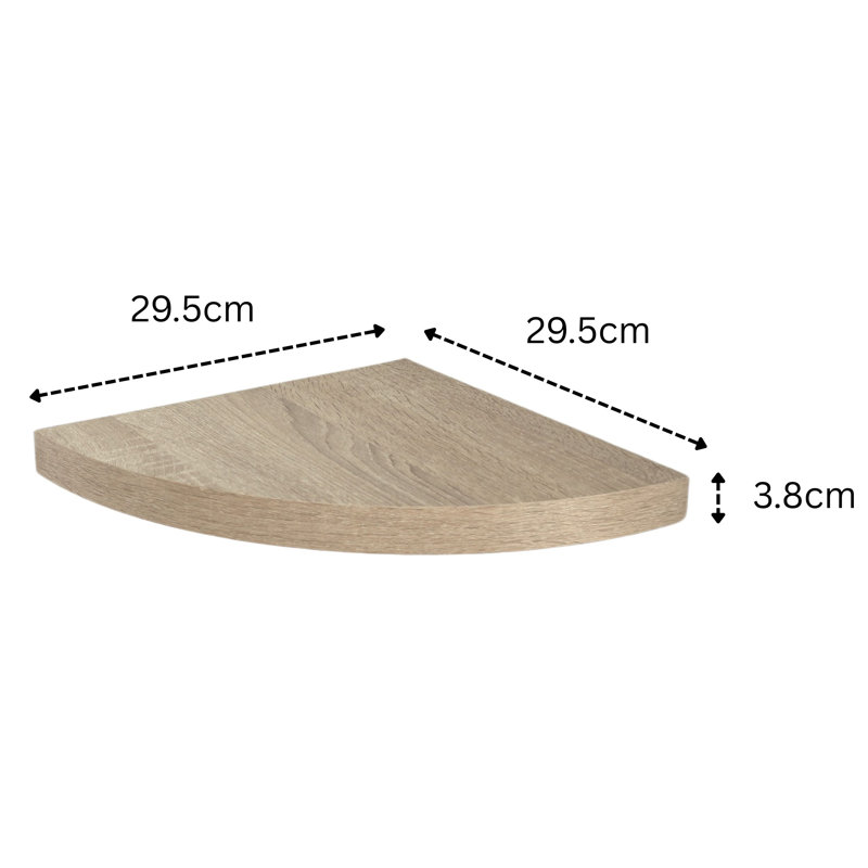 Hudson Floating Shelf, Brown