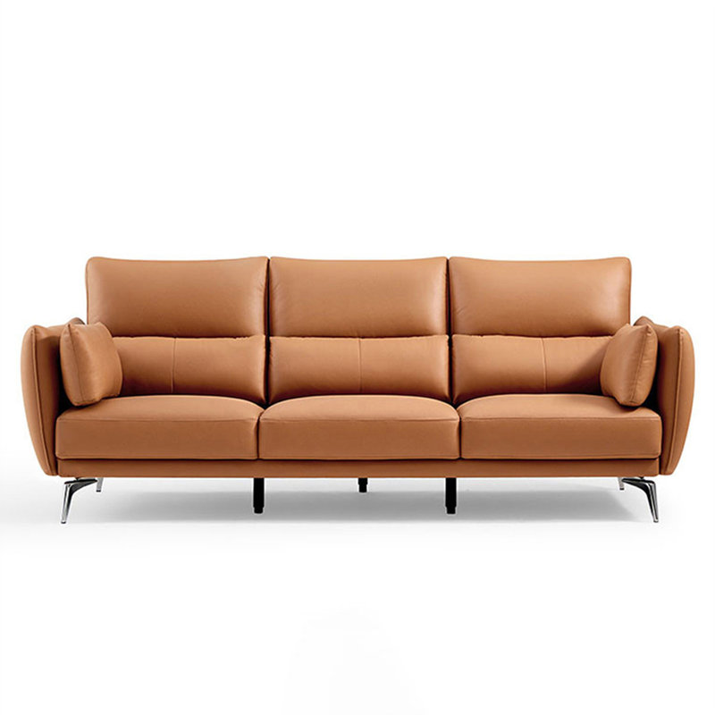 Canapé modulaire brun en polyester