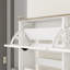 Armoire de rangement pour chaussures autoportante avec 4 tiroirs rabattables