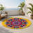 Color Cascade Indoor And Outdoor Area Rug-1477345902