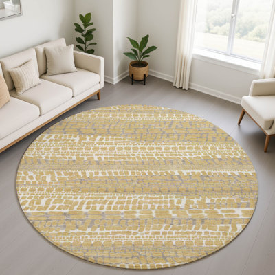 Tapis abstrait lavable à la machine Premium