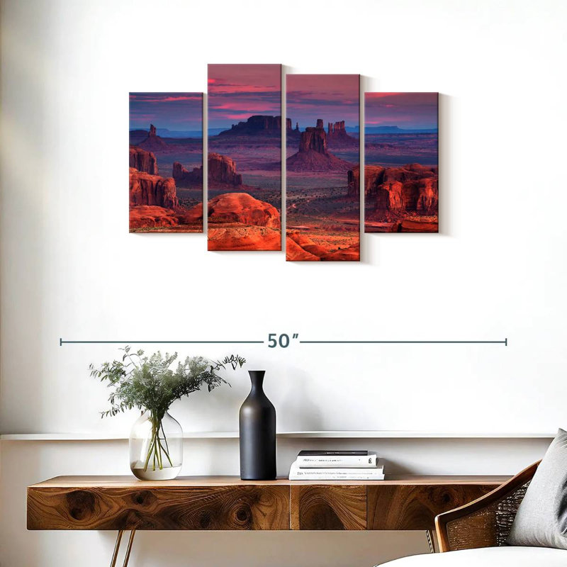 Hannes Monument Valley Desert Landscape, 22" H x 36" W