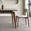 Ensemble de table de salle à manger rectangulaire moderne et luxueux-102627811