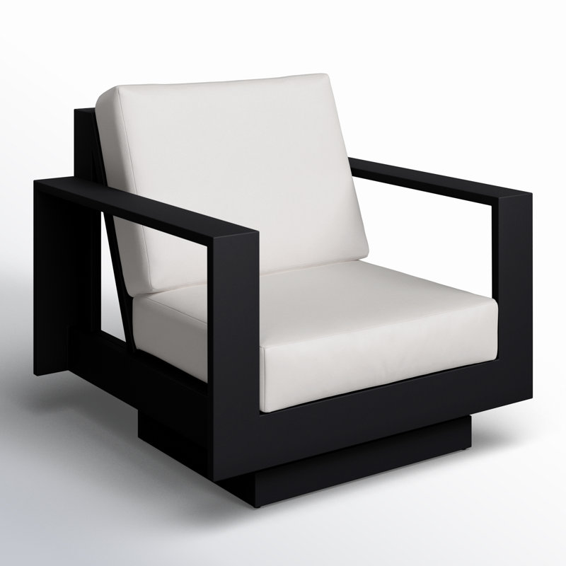 Sterling Outdoor Swivel Lounge Chair with Sunbrella Cushions